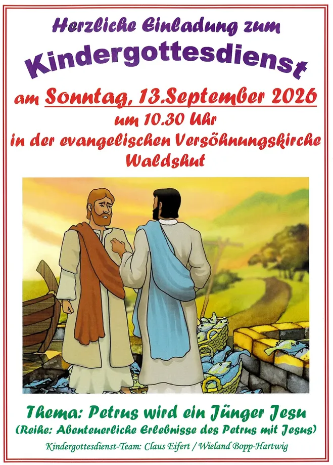 Quelle: Pfarrer W. Bopp-Hartwig - eingebettet von www.evangelische-kirche-waldshut.de
